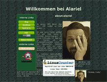 Tablet Screenshot of alariel.de